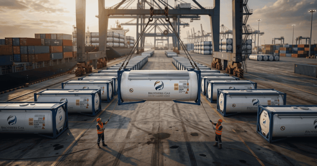 Refrigerants gases iso tank